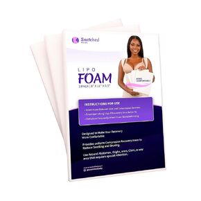 Snatched Body Foam Boards for Lipo Recovery Tummy Tuck Compression Garment for Women Post Surgery Supplies 3-Pack