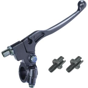 7/8" Dirt Bike Left Brake Clutch Handle Lever Perch for SSR110 KX65 YZ80 CRF50 XR50 DR125 KLX110 Coolster Apollo RFZ125 Tao Tao DB17 Chinese Pit Dirt Bike Coleman CT100U CT200U Mini Bike Black