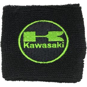 جورب خزان فرامل الدراجات النارية يناسب Kawasaki Ninja ZX6R ZX10R ZX9R ZX12R ZX14R 300 400 650 1000 - غطاء جورب الخزان (أسود وأخضر كاواساكي) عبوة واحدة in Kuwait