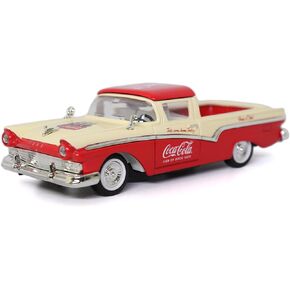 Motor city classics Coca-Cola Diecast Collectible | 1957 Ford Ranchero 'Take Some Home Today' | 1:43 Diecast Scale Model 443028 | Officially Licensed Coca-Cola Diecast