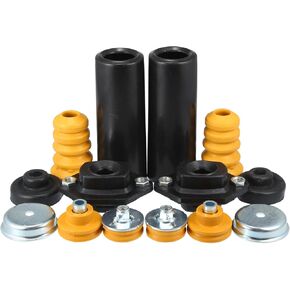uxcell Car Rear Upper Lower Bumpers Shock Mount Replace No.33506767010/33526768544 for BMW E82 128i 2008-2013 for BMW E88 128i 135i 2008-2013 1 Set