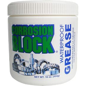 Corrosion Block High Performance Waterproof Grease - 16oz Tub - Non-Hazmat, Non-Flammable & Non-Toxic