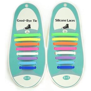 DECKER No Tie Shoelaces for Adults and Kids Silicone Elastic Tieless Shoe Lace for Sneakers
