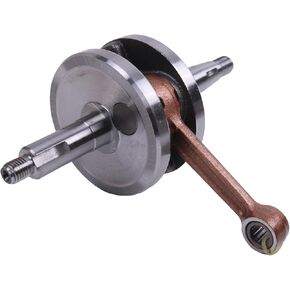 Crankshaft 3L5-11400-02-00 Compatible with Yamaha QT50 Yamahopper 1979-1987, PW50 1981-2023, 4 Zinger 60 YF60S 1986, 4 Zinger 60 YF60 1987, YT60 60 TRI ZINGER Bottom End Rod Assembly