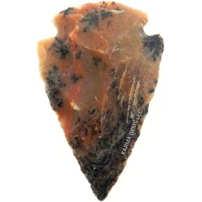 Fancy Jasper Arrowheads - Handcrafted Pocket-Friendly Healing Stones - Energy Crystals for Meditation & Jewelry Making - Agate Crystals for Necklaces & Pendants - (1.5" to 2") (50 Count)
