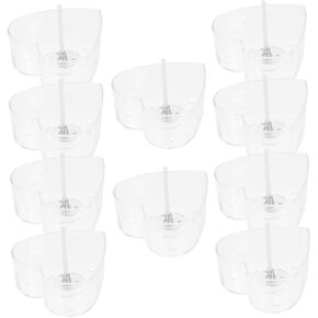 1 Set Candle Accessories Portable Candle Vessel Scented Candles Cup Clear Candle Tins Votive Candle Holder Glass Candle Jars Candle Making Accessories Heart-Shaped Wick Plastic