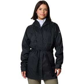 Columbia Womens Pardon My Trench III Jacket Black Large