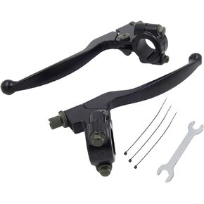 7/8" 22mm Clutch Brake Handle Levers for CRF50 CRF70 CRF80 CRF100 CRF150 XR50 XR80 XR100 XR100R XR200R ATC 200m Pit Dirt Bike Motor Motocross Motorcycle Baja Mini Bike MB200 Left and Right
