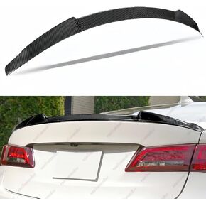 Rear Trunk Spoiler Compatible with 2015-2020 Acura TLX, Duckbill Spoiler Fits for 15-20 Sedan 4 Door, High Kick Spoiler Wing Lip (Carbon Fiber Patterm)