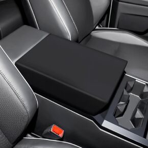 Center Console Cover Compatiable with Tesla Cybertruck 2024, TPE Waterproof Armrest Seat Box Cover Protector for Tesla Cybertruck Acessories 2024（Black）