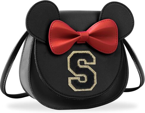 Birthday Gifts for 2 3 4 5 6 7 8 9 10 Year Old Girls, Toddler Kids Purse Little Girl Mouse Ear Bow Personalized Initial Purse in Kuwait