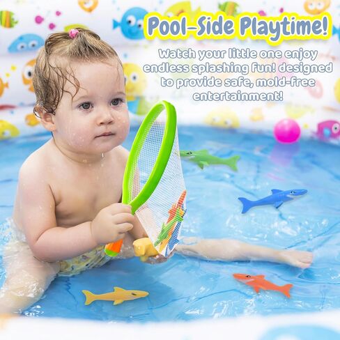 Kiddie Play Diving Pool Toys for Kids, Swimming Pool Diving Rings 4 Pack in Saudi Arabia