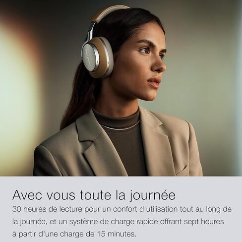 Bowers & Wilkins Px8 Over-Ear Wireless Headphones, Black, Nappa Leather in Kuwait