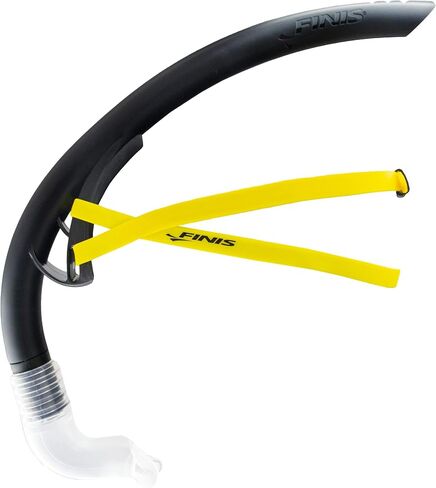 FINIS Stability Swimmer’s Snorkel - Bracketless - Center-Mount Swim Training Snorkel - Adjustable Fit - Silicone Mouthpiece in Saudi Arabia