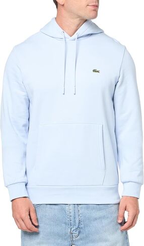 Lacoste Men's Long Sleeve Solid Pop Over Mm in Saudi Arabia
