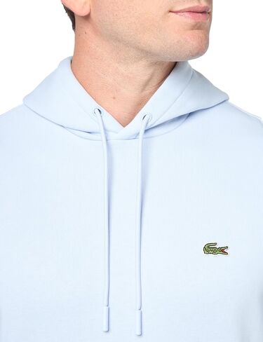 Lacoste Men's Long Sleeve Solid Pop Over Mm in Saudi Arabia