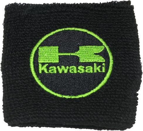 جورب خزان فرامل الدراجات النارية يناسب Kawasaki Ninja ZX6R ZX10R ZX9R ZX12R ZX14R 300 400 650 1000 - غطاء جورب الخزان (أسود وأخضر كاواساكي) عبوة واحدة in Kuwait
