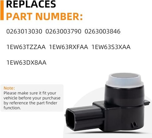 صفقة قطع غيار السيارات الكهربائية 4 قطع أجهزة استشعار مساعدة وقوف السيارات الأمامية / الخلفية PDC متوافقة مع Town & Country 300 Grand Cherokee Cherokee Liberty Commander Durango Journey Grand Caravan Nitro Challenger Charger in Kuwait