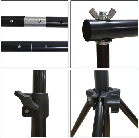Photo Video Studio Backdrop Stand, 9.19ft Stainless Steel Backdrop Support System Background Stand with Carry Bag for Portrait & Studio Photography in Kuwait