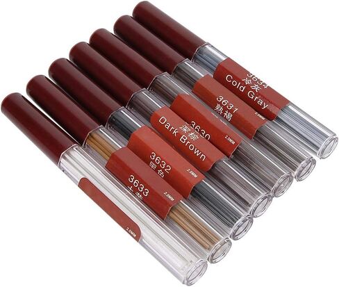 2.0mm Color Pencil , 7 Assorted Colored Refills, Bold and 90 mm Tall Refill Mechanical Pencil Leads, 8pcs for Each Color in Saudi Arabia