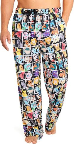 Pokemon Mens Pyjama Bottoms - Nightwear PJs for Men and Teenagers S-3XL Lounge Wear Trousers - Mens Gifts in Saudi Arabia
