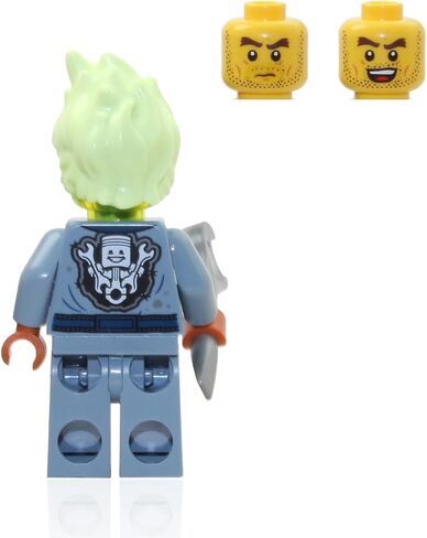 مجموعة مجسمات صغيرة من LEGO Hidden Side - جاك ديفيدز (قبعة خلفية)، زومبي ميكانيكي مسكون (سكوت فرانسيس) برأس بديل، وشبح بغطاء رأس أبيض وعرض الهالوين in Saudi Arabia