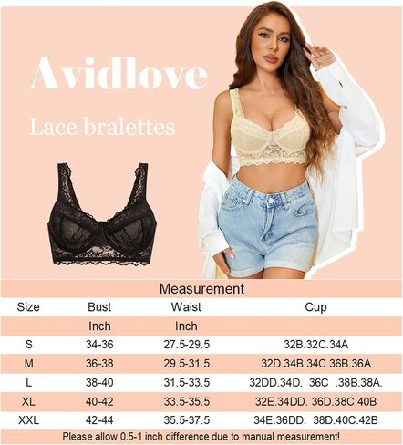 Avidlove حمالات الصدر المثيرة للنساء من الدانتيل Bralettes مع Underwire رفع المرأة حمالة الصدر الملابس الداخلية Balconette in Saudi Arabia