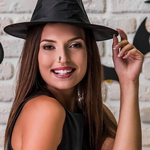 حلقات أنف للحبيب الحميم، ترصيع أنف للهالوين 20 جرام، مجموعة حلقات أنف على شكل حرف L من الفولاذ المقاوم للصدأ 316L، براغي أنف عنكبوتية على شكل حرف L متقاطعة مجوهرات ثقب الأنف القوطية in Saudi Arabia