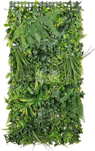 Artificial Rainforest Living Wall Vertical Garden for Outdoor Hedge Installments or Indoor Decor (5 Pack) 28 SQF in Saudi Arabia