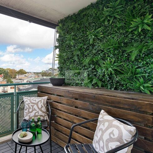 Artificial Rainforest Living Wall Vertical Garden for Outdoor Hedge Installments or Indoor Decor (5 Pack) 28 SQF in Saudi Arabia