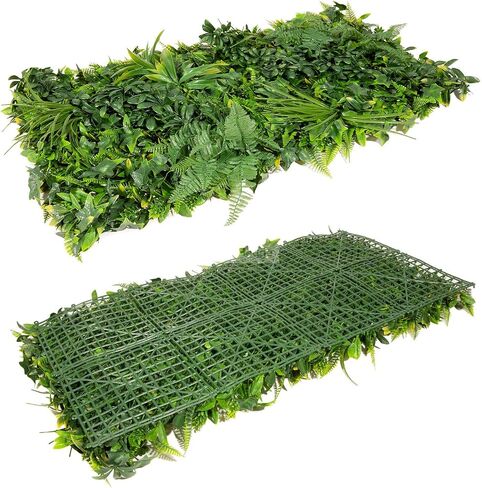 Artificial Rainforest Living Wall Vertical Garden for Outdoor Hedge Installments or Indoor Decor (5 Pack) 28 SQF in Saudi Arabia