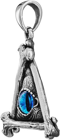 VY JEWELRY MASONIC EYE – Solid 925 Sterling Silver Red or Blue All Seeing Eye Pendant for Men and Women in Saudi Arabia