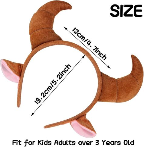 عصابة رأس على شكل آذان الحيوانات، رباط شعر من القطيفة، ديكور حفلات عيد الهالوين وأعياد الميلاد، هدايا الحفلات التنكرية على شكل حيوانات للأطفال والكبار in Kuwait