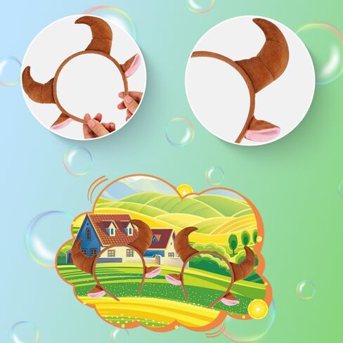 عصابة رأس على شكل آذان الحيوانات، رباط شعر من القطيفة، ديكور حفلات عيد الهالوين وأعياد الميلاد، هدايا الحفلات التنكرية على شكل حيوانات للأطفال والكبار in Kuwait