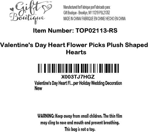 هدية بوتيك عيد الحب القلب زهرة يختار قلوب على شكل قطيفة على العصي مجموعة (8) الحب الزهور اختيار ترتيب القطع المركزية زهرية حشو الحرف وتوبر الجدول عطلة الزفاف الديكور in Kuwait