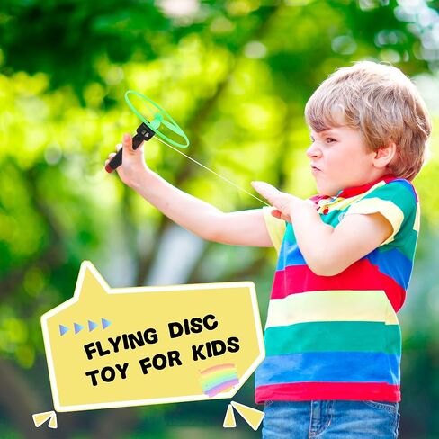 48 قطعة من لعبة القرص الطائر لعبة طائرات الهليكوبتر ديسكو فلاير تتضمن 16 قاذفة سلسلة و32 طبق طائر للأطفال في الهواء الطلق وهدايا عيد الميلاد، ألوان عشوائية in Kuwait