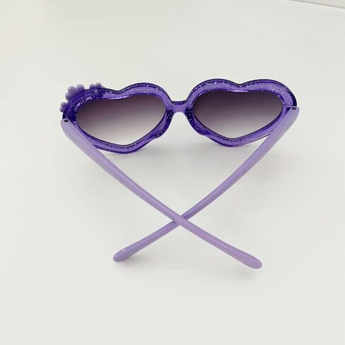 OZPYKAE Girl Heart Flower Sunglasses,Heart Shaped Cute Glasses UV 400 Protection Outdoor Girl Boy Gifts Eyewear Sunglasses in Saudi Arabia