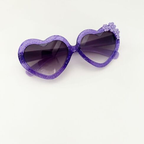 OZPYKAE Girl Heart Flower Sunglasses,Heart Shaped Cute Glasses UV 400 Protection Outdoor Girl Boy Gifts Eyewear Sunglasses in Saudi Arabia