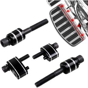 1'' Driver Floorboard Extensions Compatible with Harley Touring Street Glide Electra Glide Road Glide Road King 2009-2024 FL Trikes 2009-2013 Accessories Floorboard Extenders Relocation Kit
