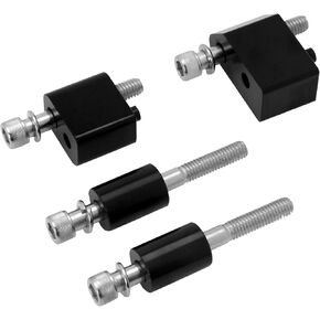 Driver Floorboard Extensions 1-1/4 inch Driver Floorboard Outward Extension Fit For Harley Touring Electra Glides Road Glides Road Kings Street Glides Trikes 2014-2024 (Color:Black)