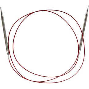 ChiaoGoo Red Lace Circular 60 inch (152cm) Stainless Steel Knitting Needle Size US 19 (15mm) 7060-19