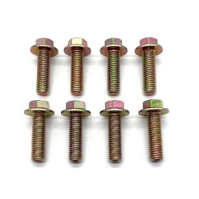 Region Offroad Nut Strip Bolts Compatible with Jeep Cherokee XJ Used for Trailer Hitch/Gas Tank Skid Plate Mounting, Yellow Zinc