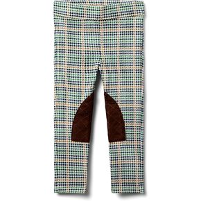 Janie and Jack Girls' Plaid Riding Pant (Toddler/Little Big Kids)