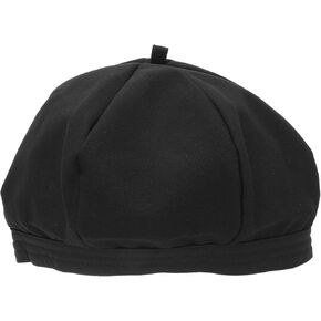 KESYOO Bowknot Denim Beret Cloth Beret Versatile Hat Stylish Newsboy Hat for Women (Dark Blue)