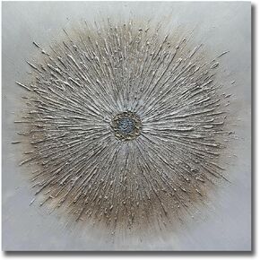 V-inspire Art,Abstract Hand-Painted Oil Painting on Canvas, 36 x 36 inches, Wall Art for Living Room, Bedroom, Dining Room