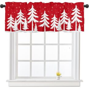 Spring Summer Floral Curtain Valances for Windows Watercolor Blue Yellow Flower Kitchen Curtains 54x18 Inch Short French Rod Pocket Window Treatment Valance 1 Panel for Living Room Bathroom Decor