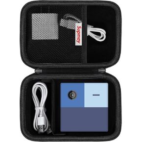 Hard Carrying Case Compatible with Nex Playground Game System, Indoor Family Game Night, Video Games Storage Holder with Mesh Pocket fit HDMMI Power Cord, Camera Privacy Cover, Black