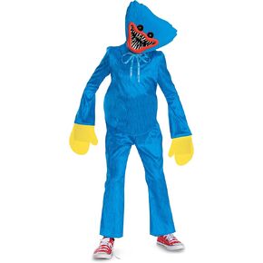 Disguise Boys Huggy Wuggy Costume for Kids, Official Poppy Playtime Costume With Headpiece