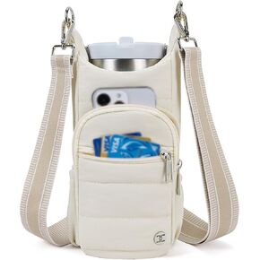 Telena Water Bottle Holder with Strap Crossbody Bags for Women for Walking, Hiking, Cycling