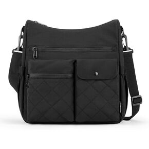 BAGSMART Crossbody Bags for Women Shoulder Bag Lightweight Nylon Purse Tote Handbag Organizer with Multi-Pocket for Travel